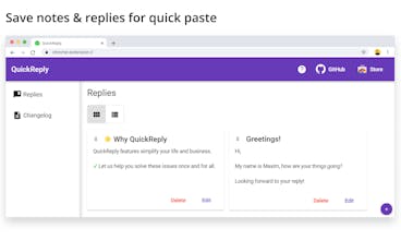 QuickReply gallery image