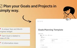 Goals Planning Notion Template media 2