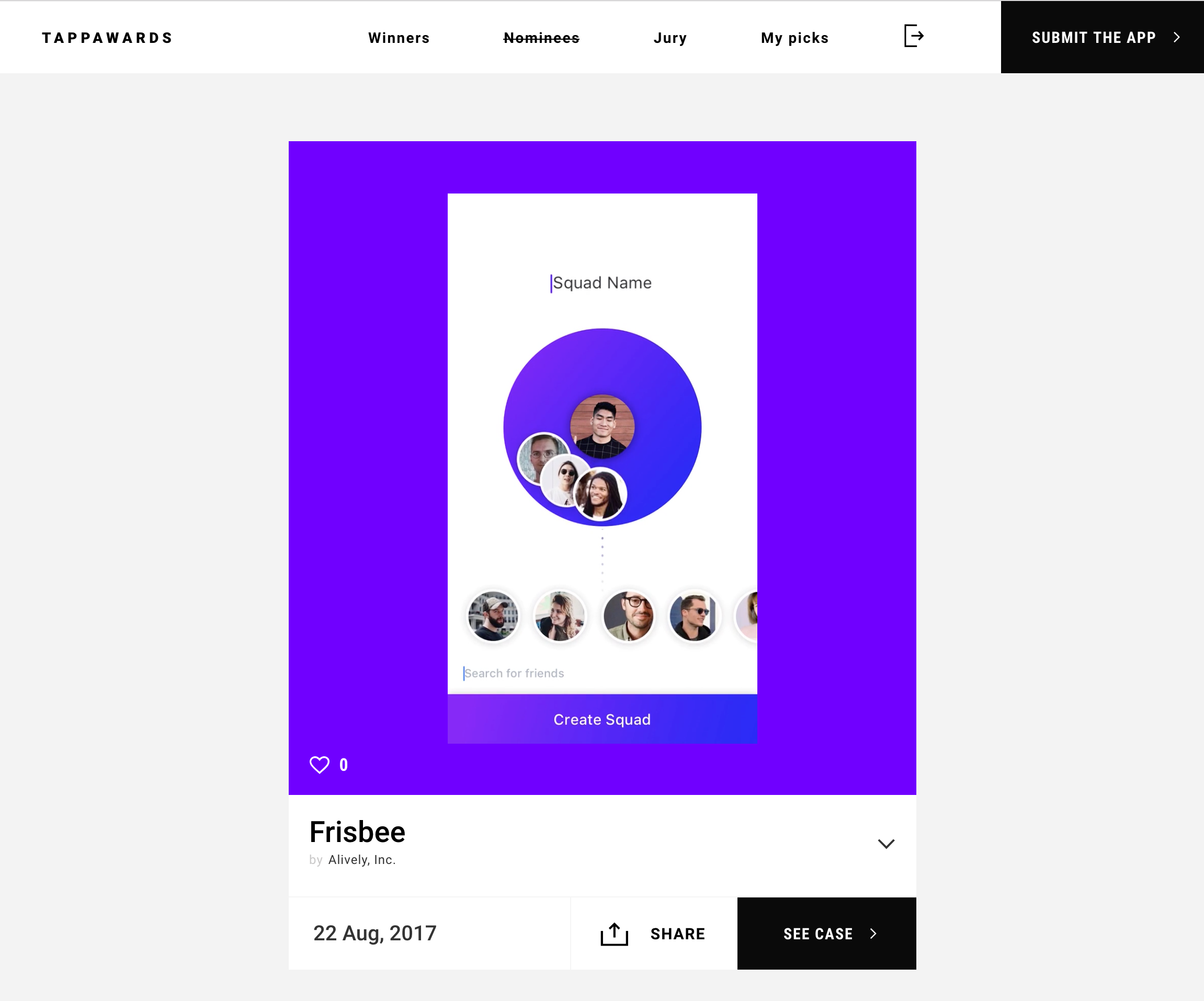 Tappawards gallery image