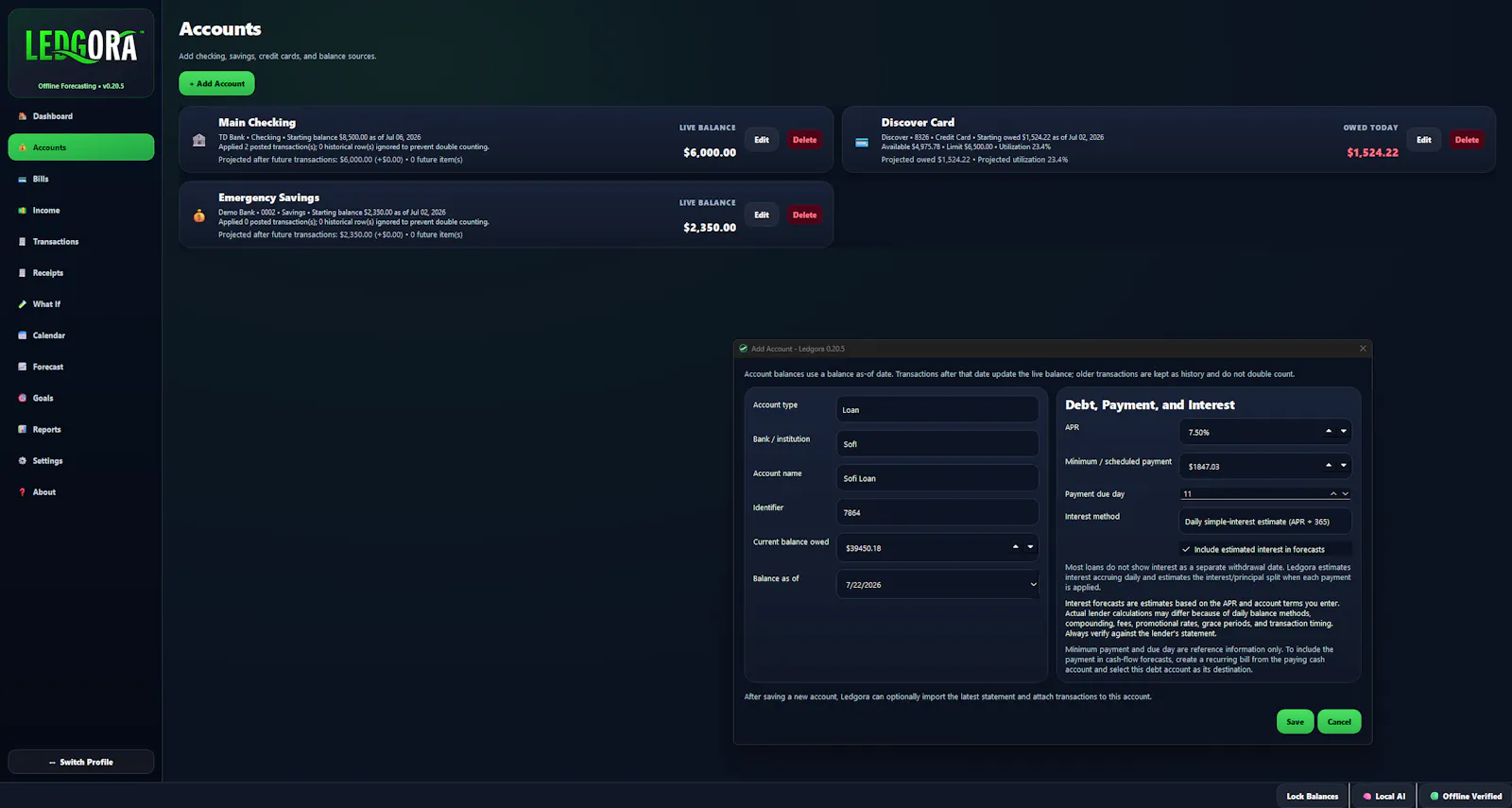 Ledgora screenshot 4