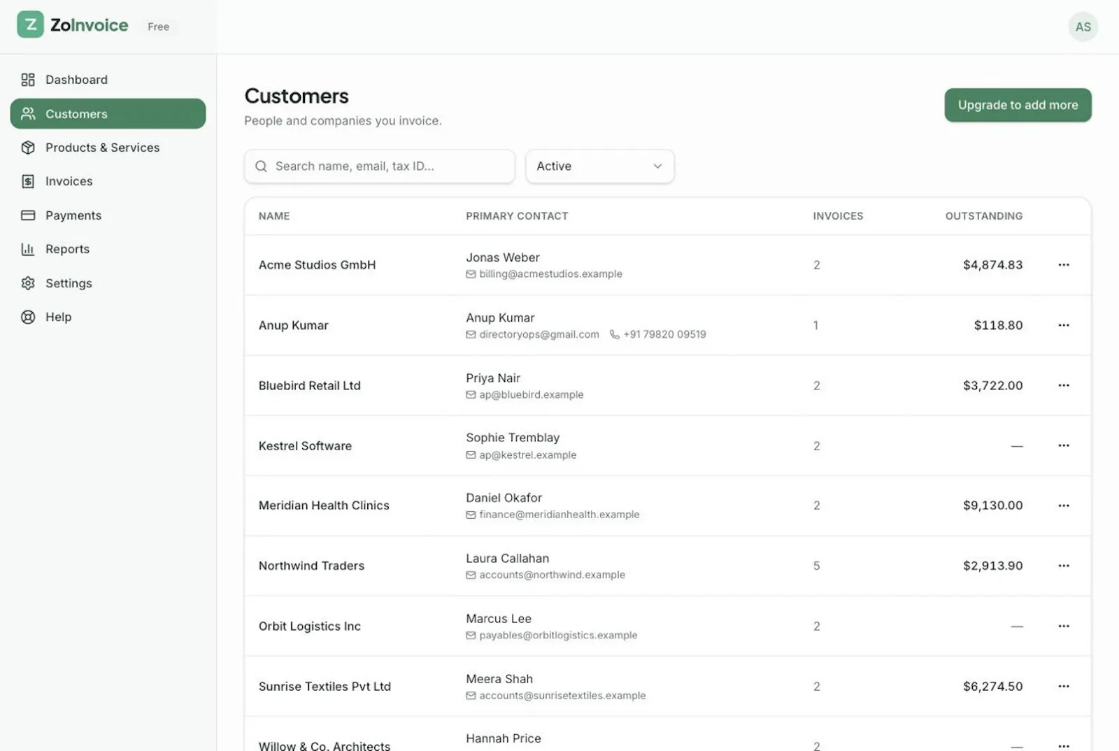 ZoInvoice screenshot 9