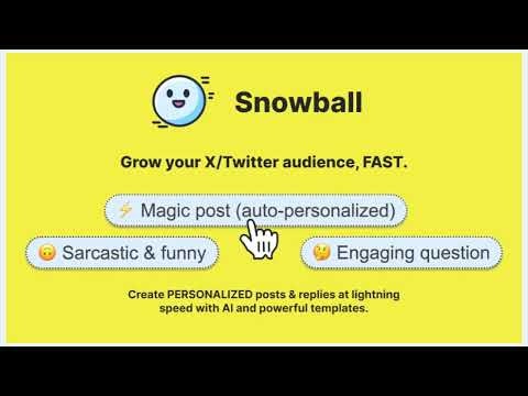 startuptile Snowball-Content creation made easy with AI