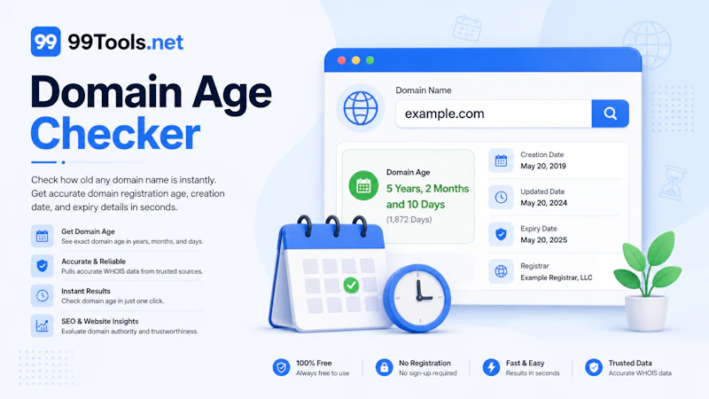 Domain Age Checker screenshot 1