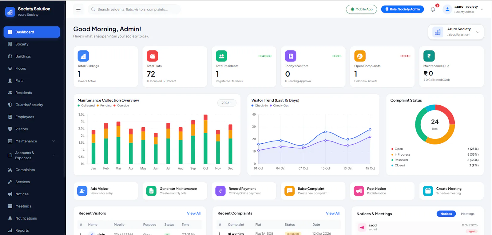 Smart Society Management Made Simple screenshot 1