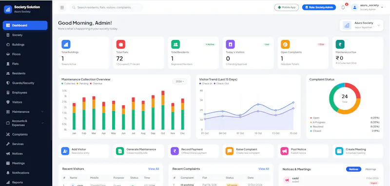 Smart Society Management Made Simple screenshot 1