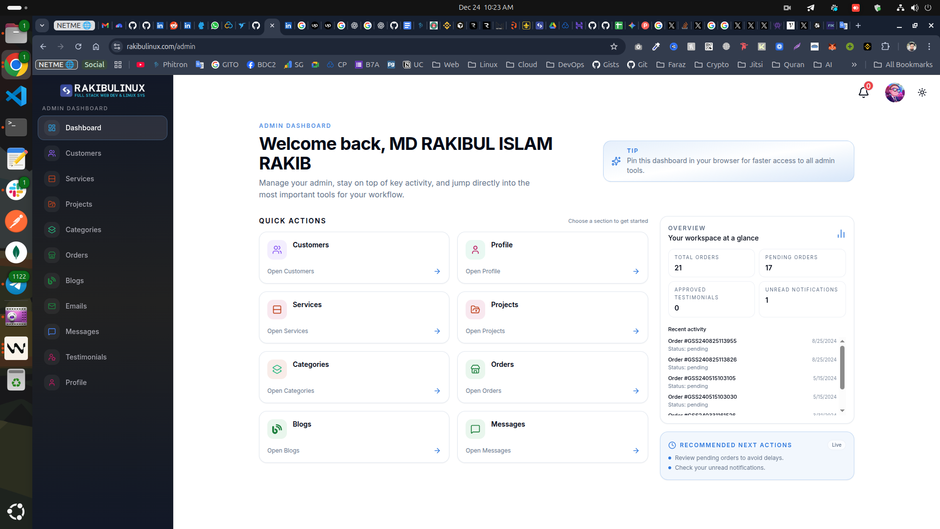 RAKIBULINUX - Screenshot 4 showing product features and functionality