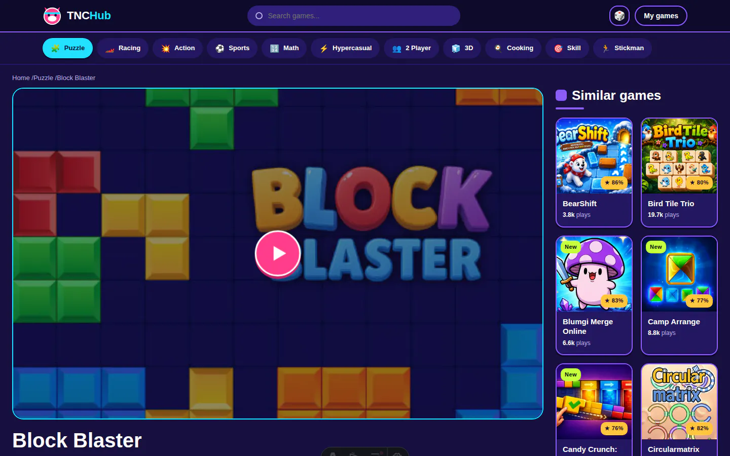 TNcHub - Instant Browser Games gallery image