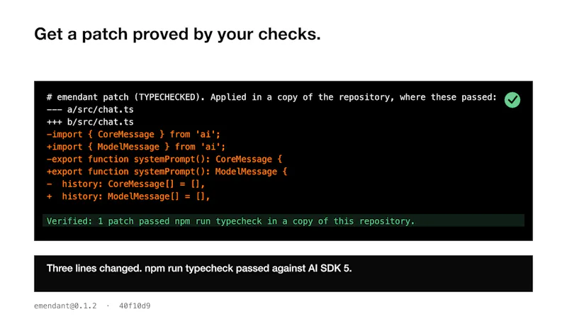 Emendant screenshot 4