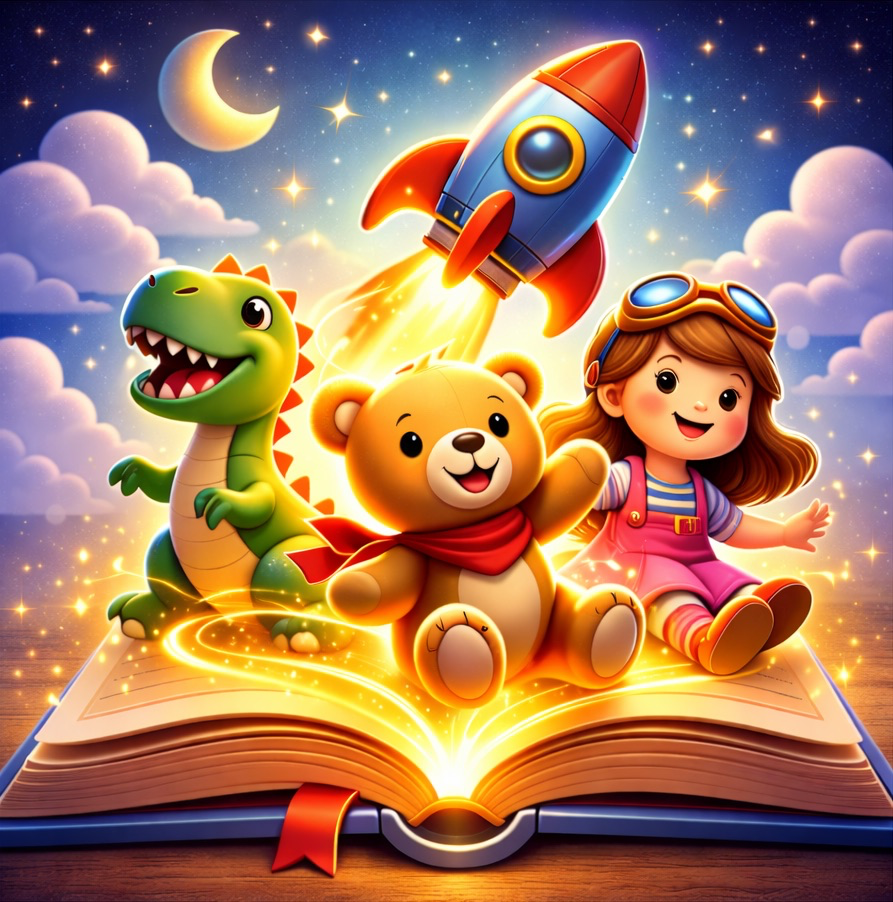 ToyTales AI - Product Hunt launch logo and brand identity