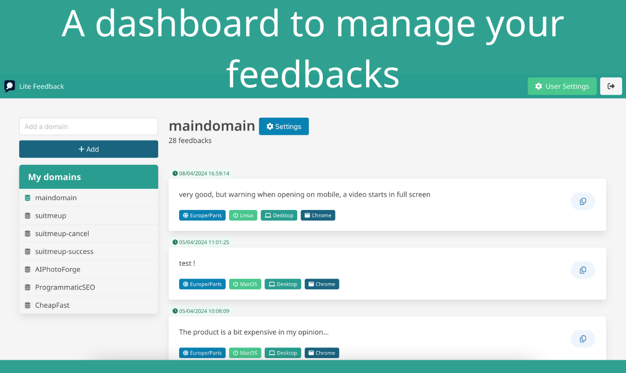 Lite Feedback media 3