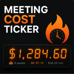 Meeting Cost Ticker