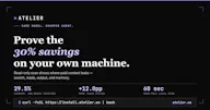 Atelier faster runtime for coding agents