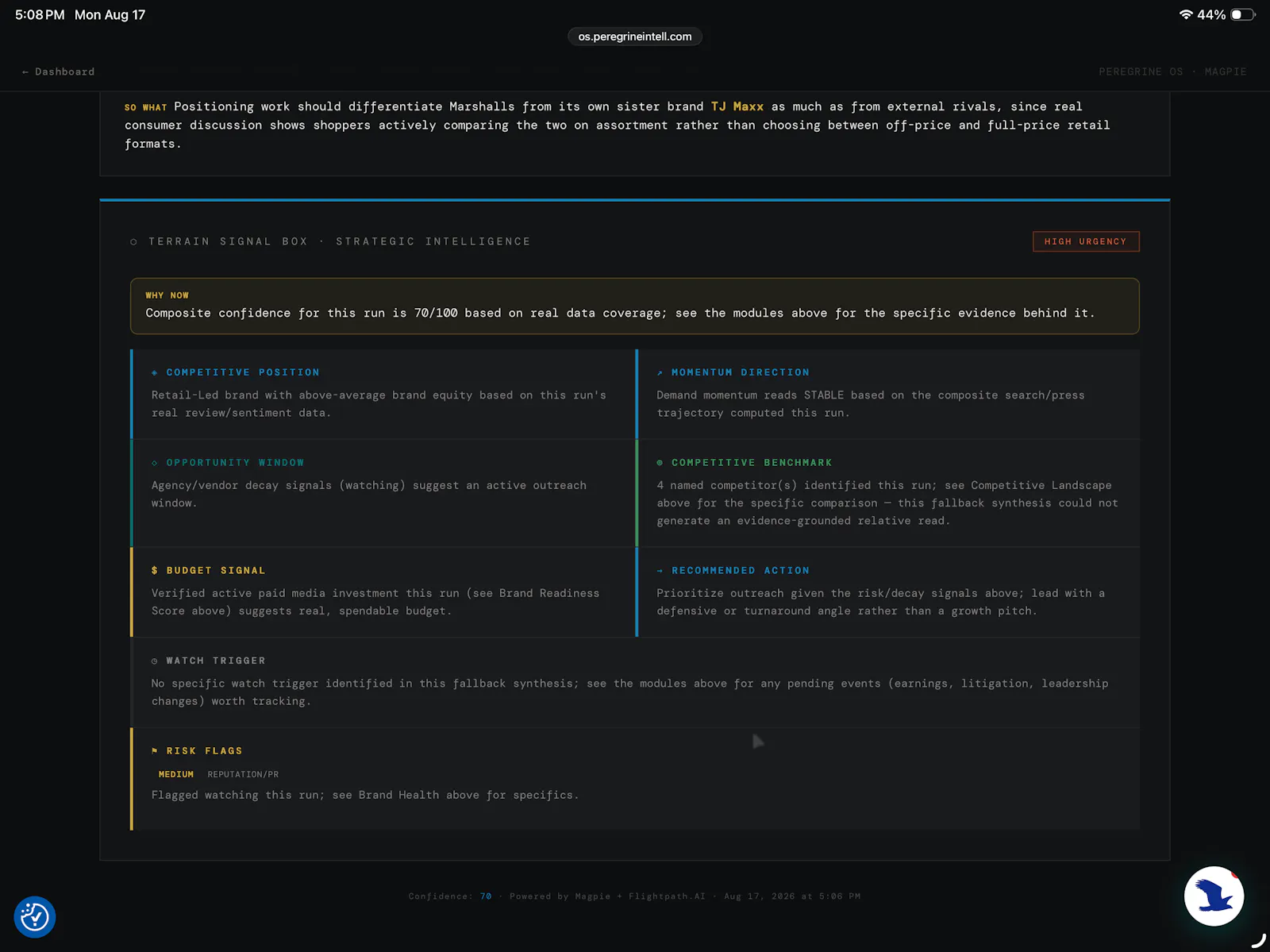 Peregrine OS Launch screenshot 7