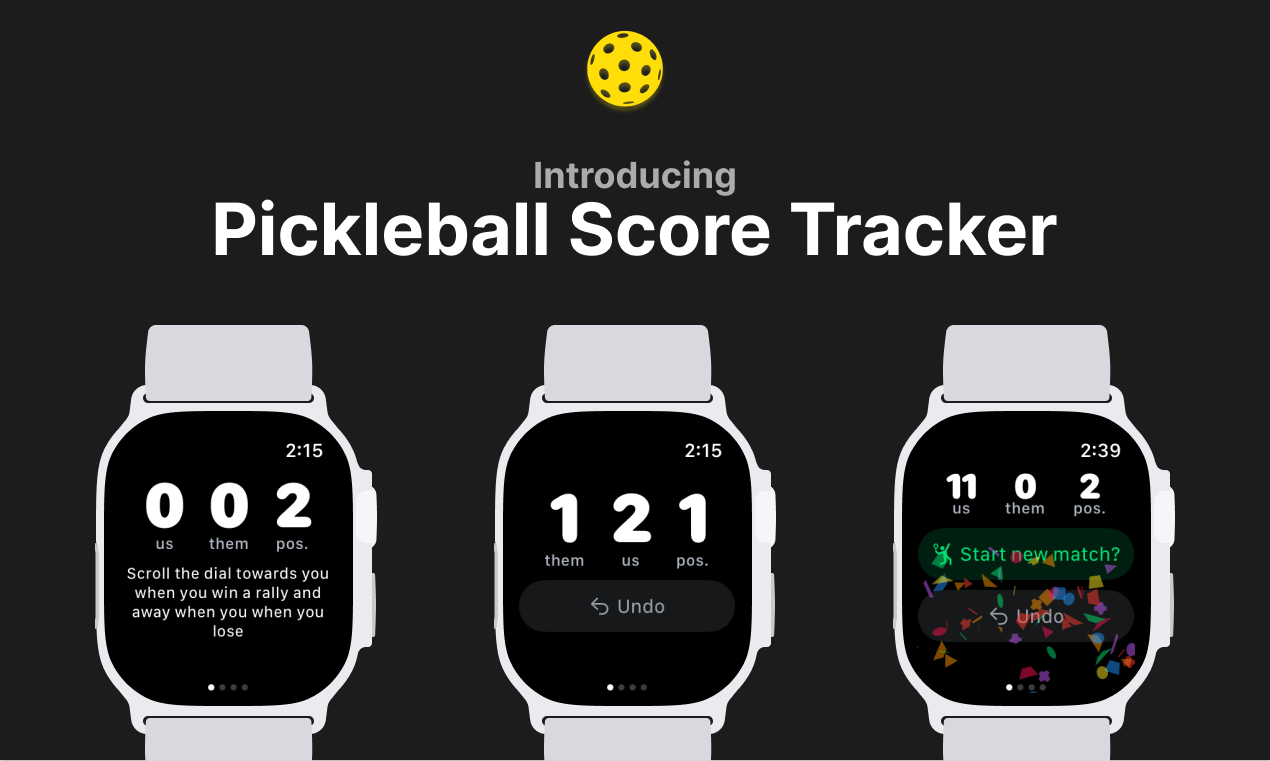 Pickleball Score Tracker - Serve, score, share - elevate your Pickleball play media 1