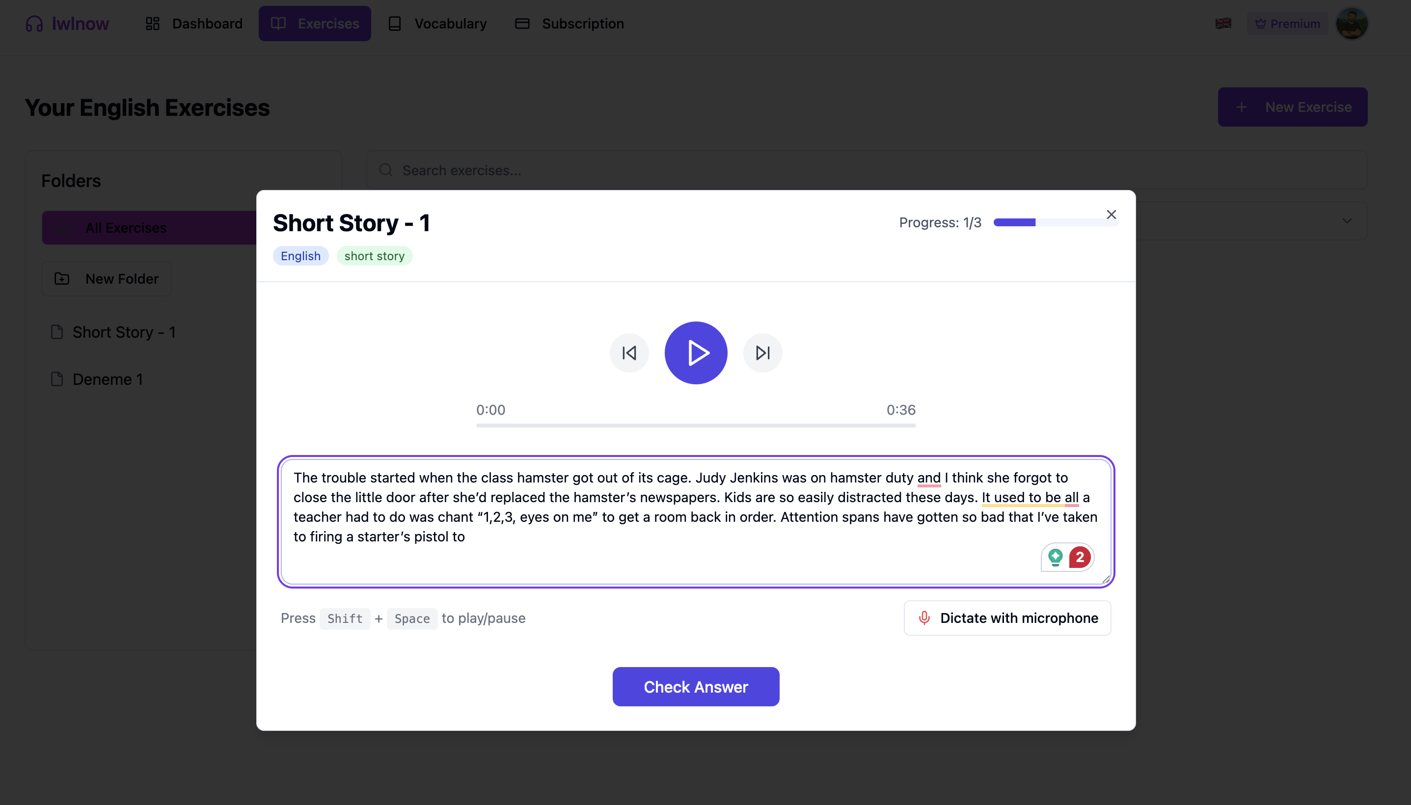 lwlnow - Learn languages by listening, typing, and mastering media 5