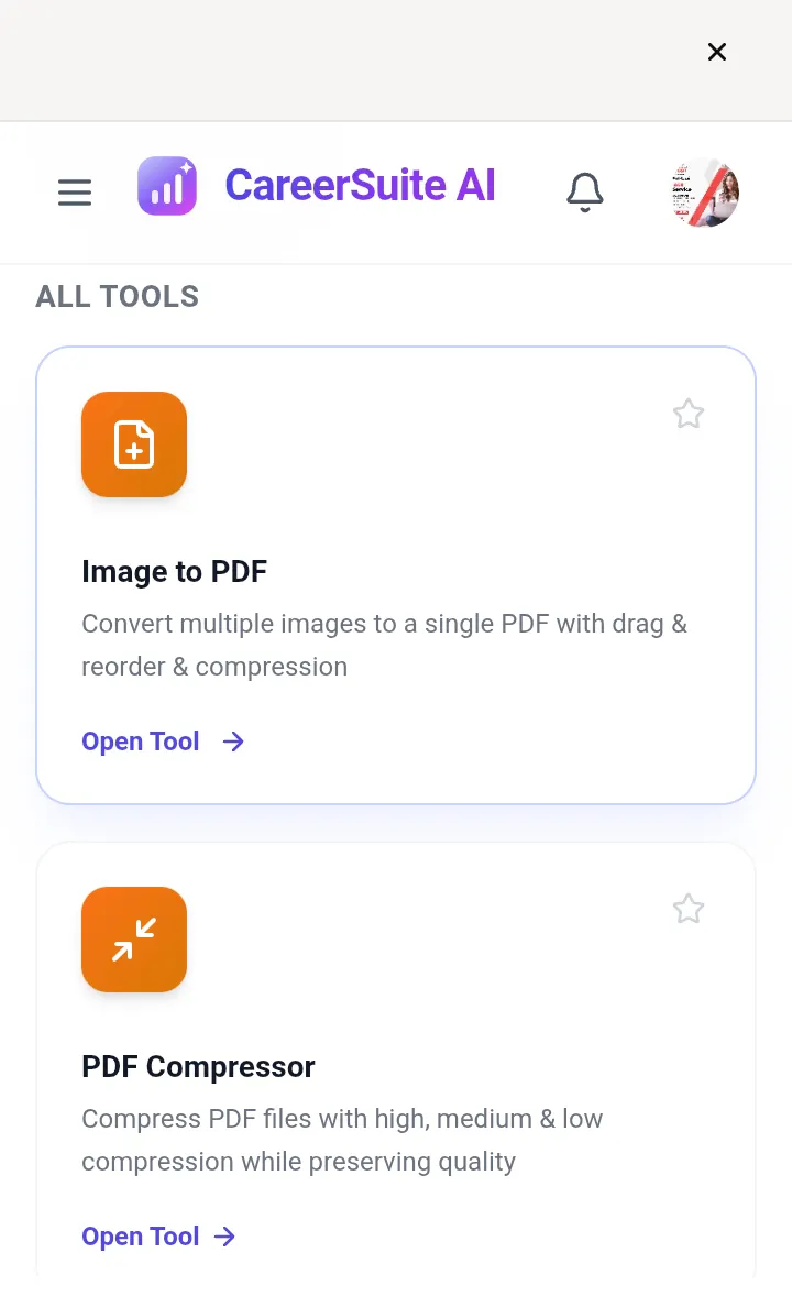 CareerSuite AI screenshot