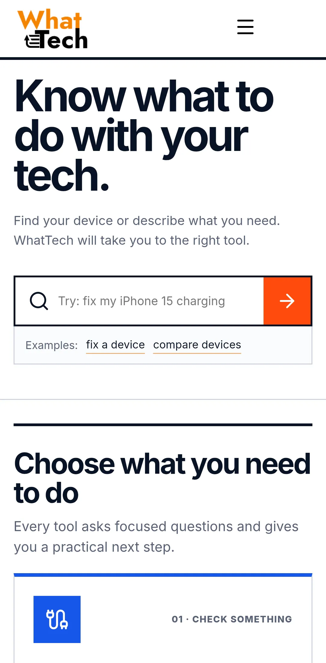 WhatTech — All tech tools in one site gallery image