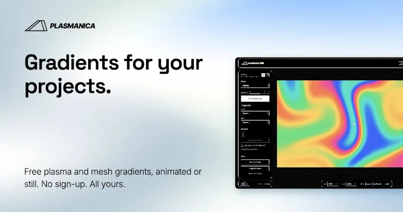 Plasmanica: Gradient Engine for Designer screenshot 1