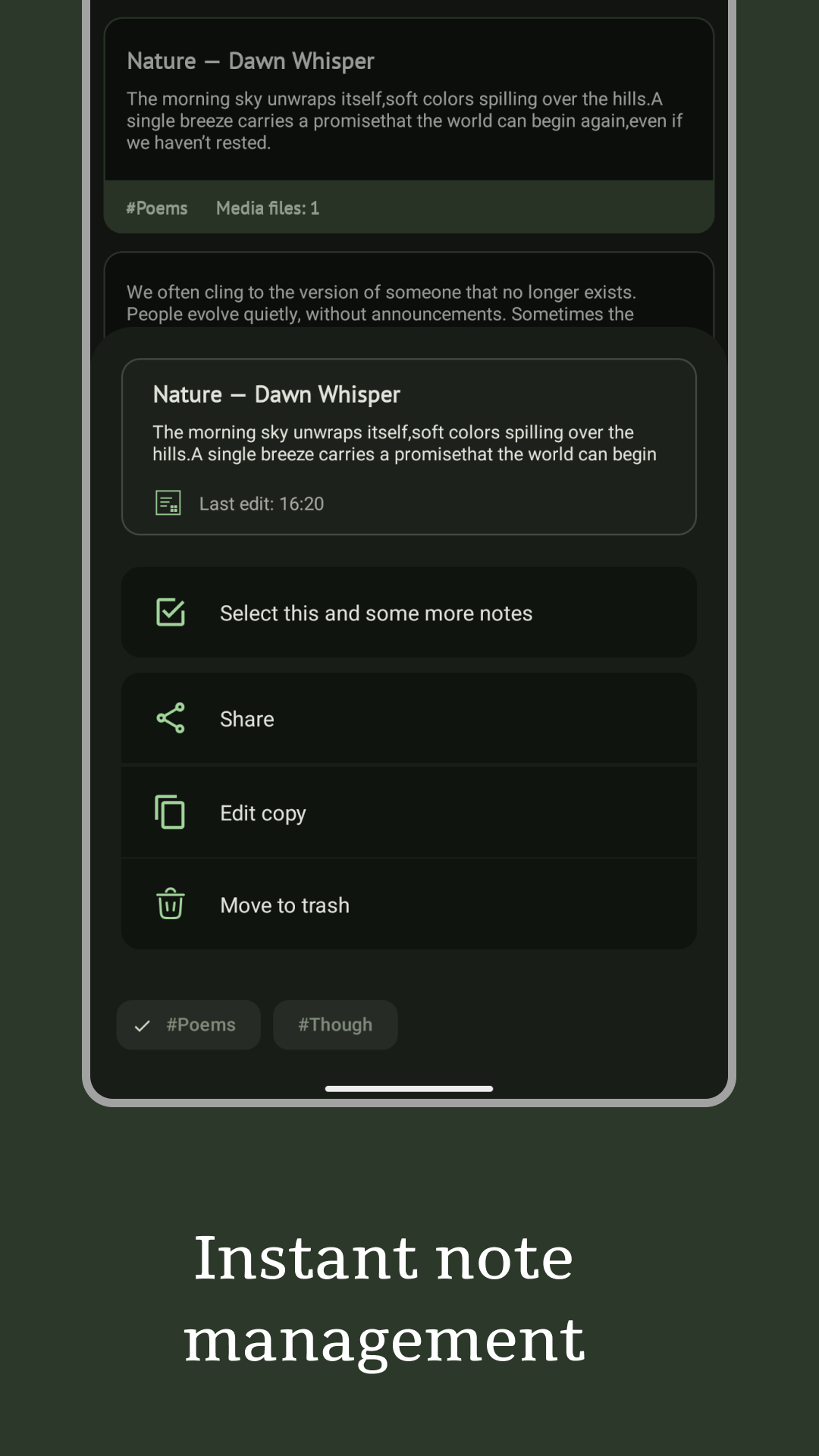 My Notes gallery image
