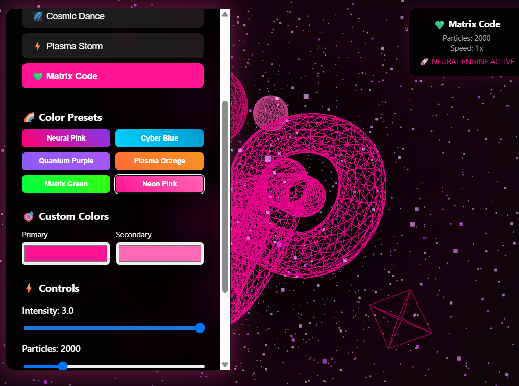Neural Canvas - Screenshot 2 showing product features and functionality