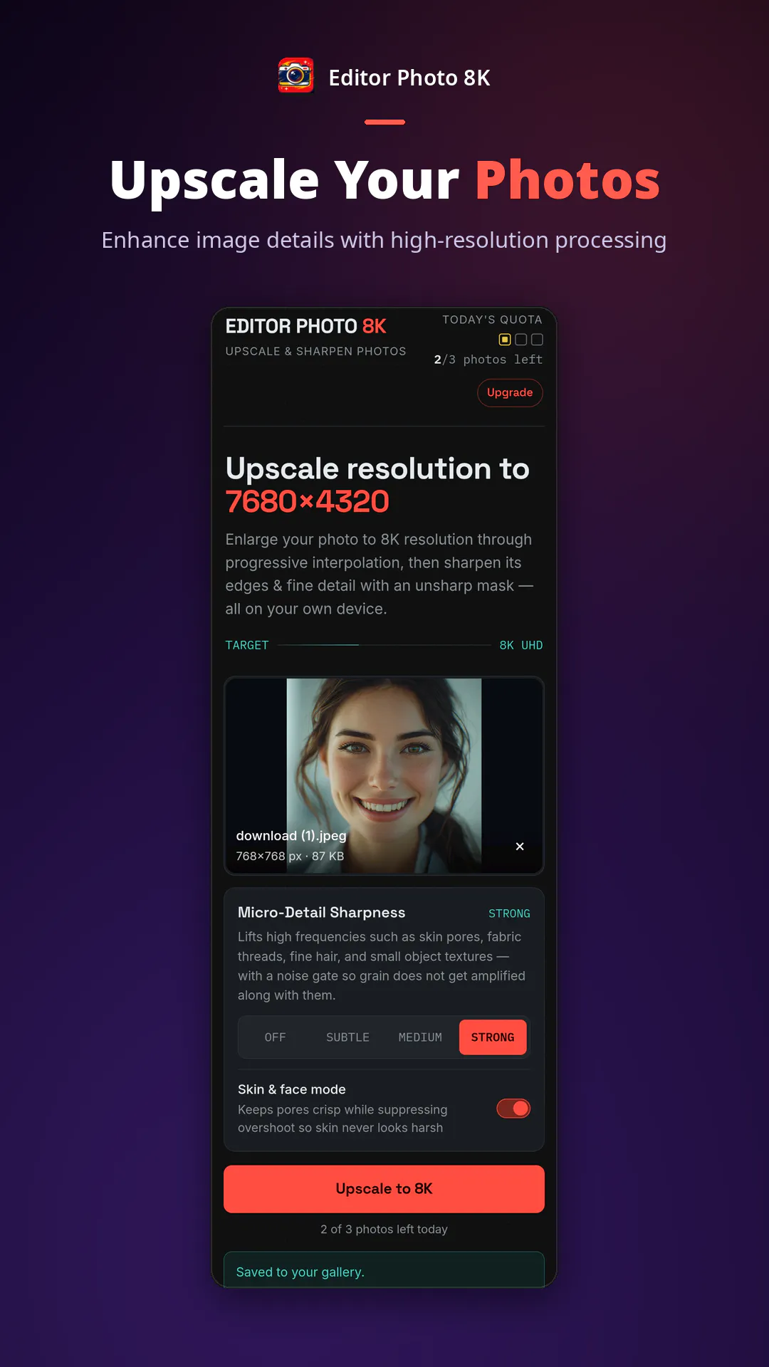 Editor Photo 8K gallery image