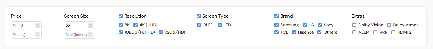 Compare TV Prices gallery image