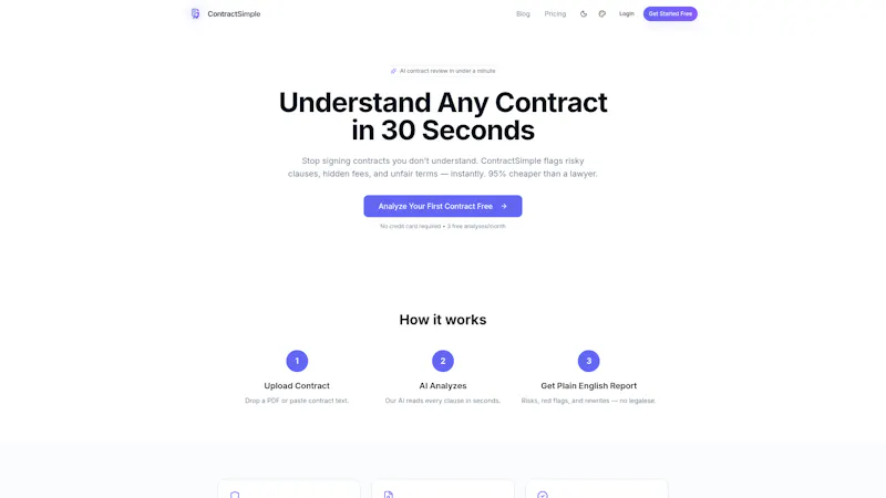 Contract Review screenshot 1