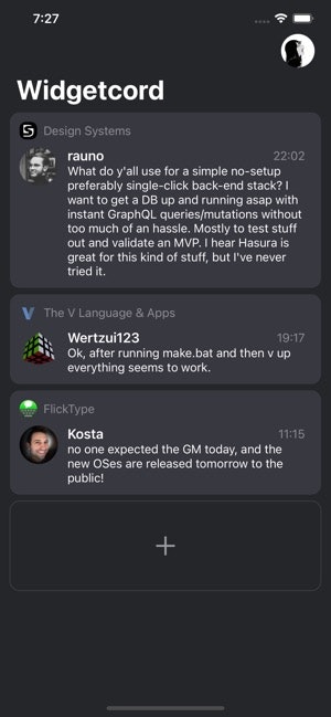 Widgetcord gallery image