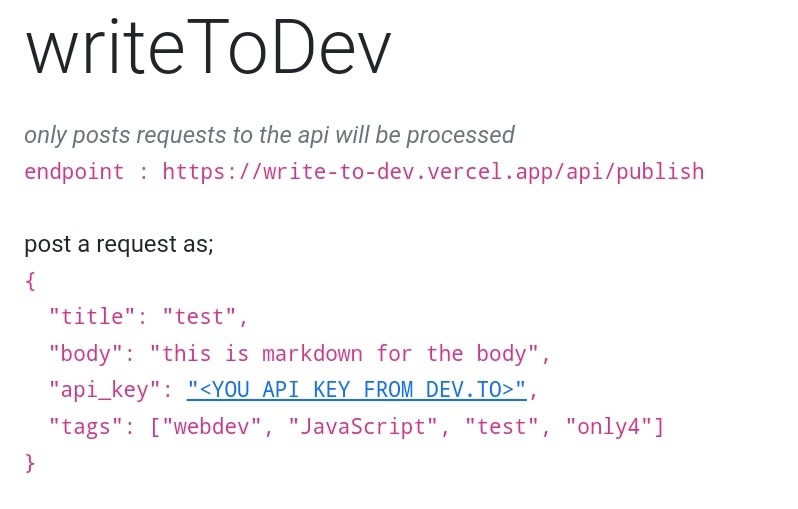 escritor - Una API para publicar artículos para dev. media 1
