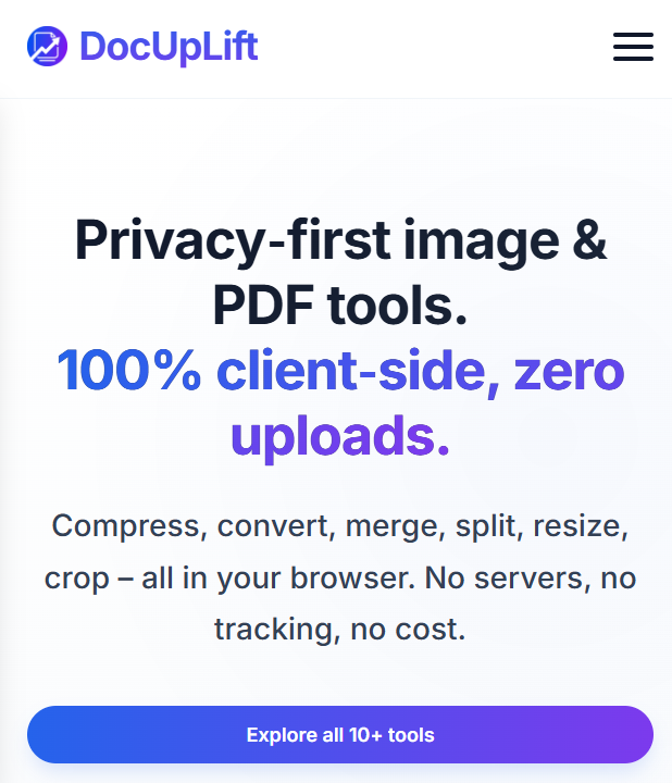DocUpLift - Screenshot 5 showing product features and functionality