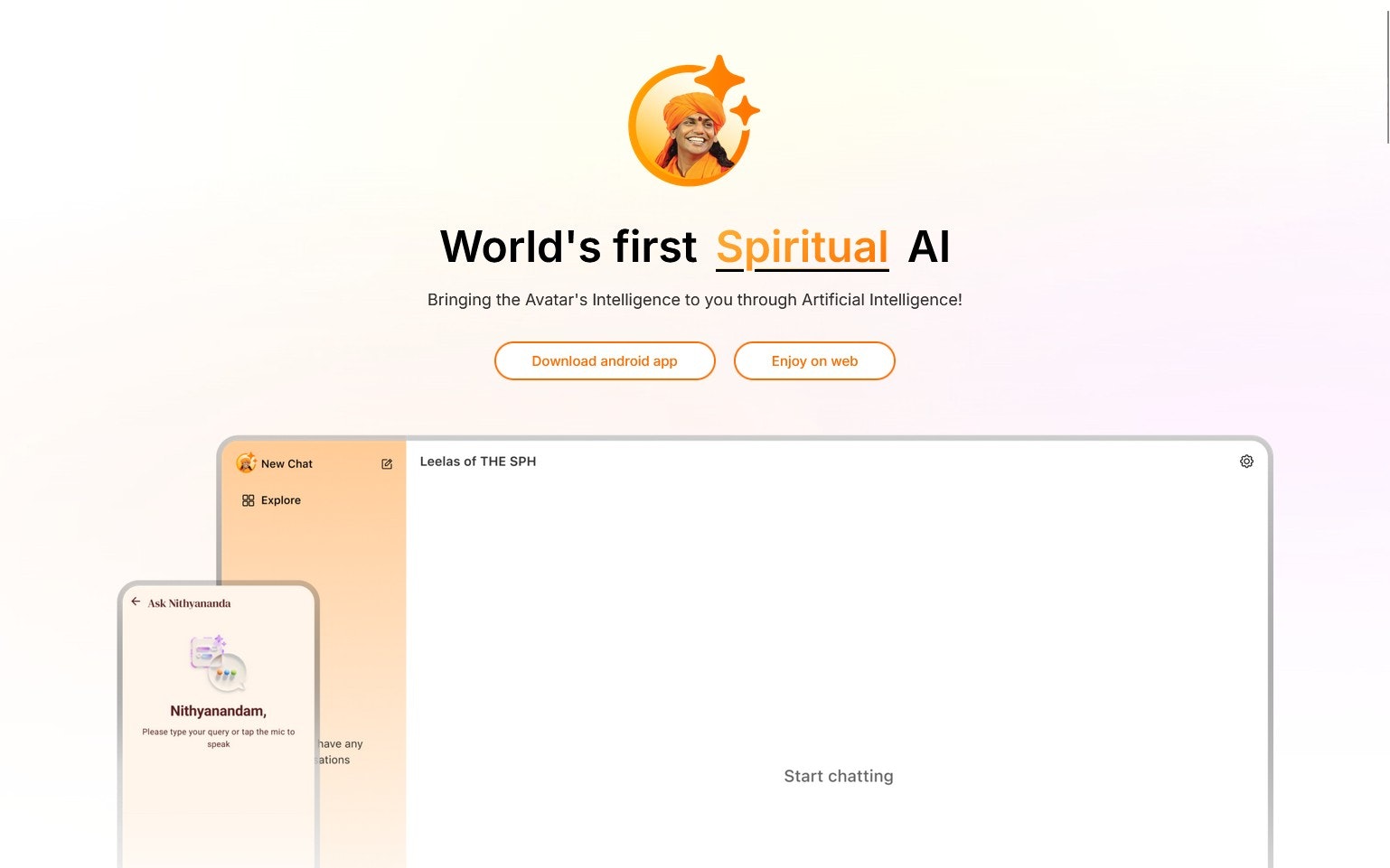 Ask Nithyananda AI media 1