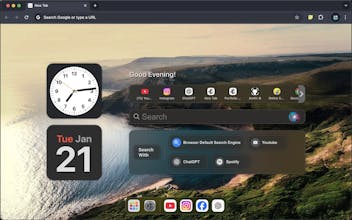 Mac New Tab gallery image