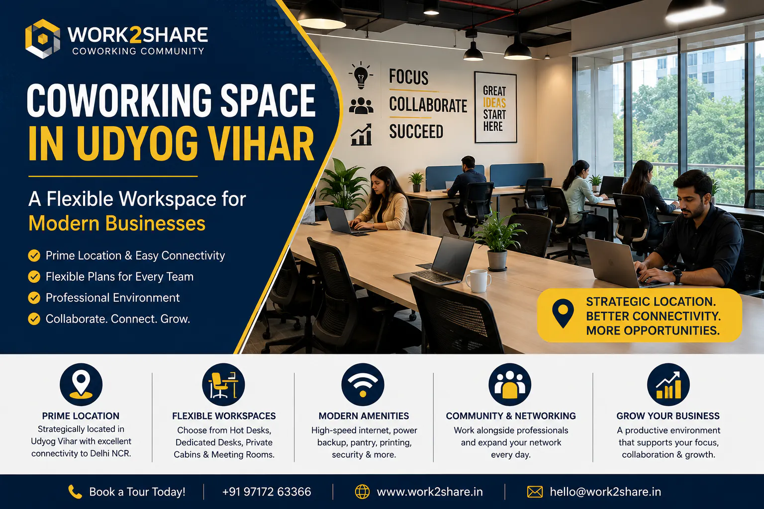 Right Coworking Space in Udyog Vihar gallery image