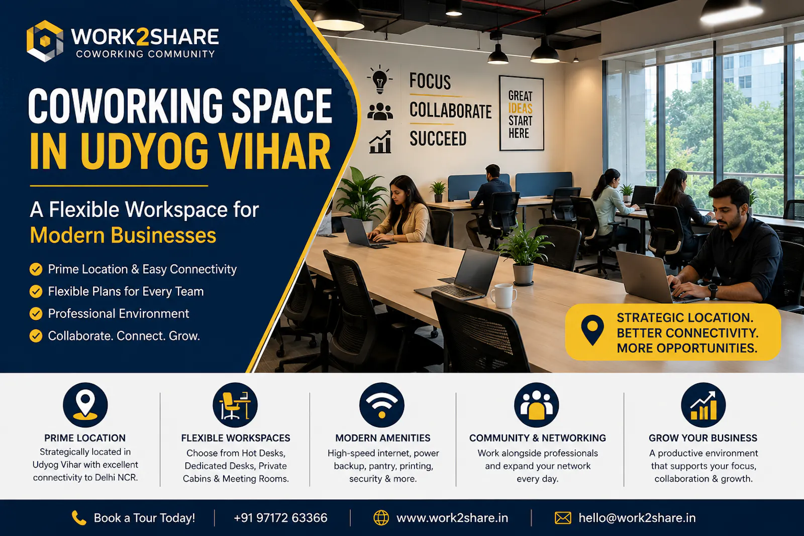 Right Coworking Space in Udyog Vihar screenshot 1