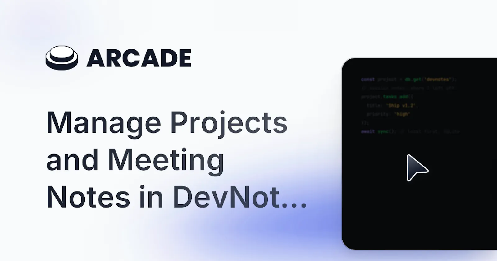 DevNotes screenshot 1