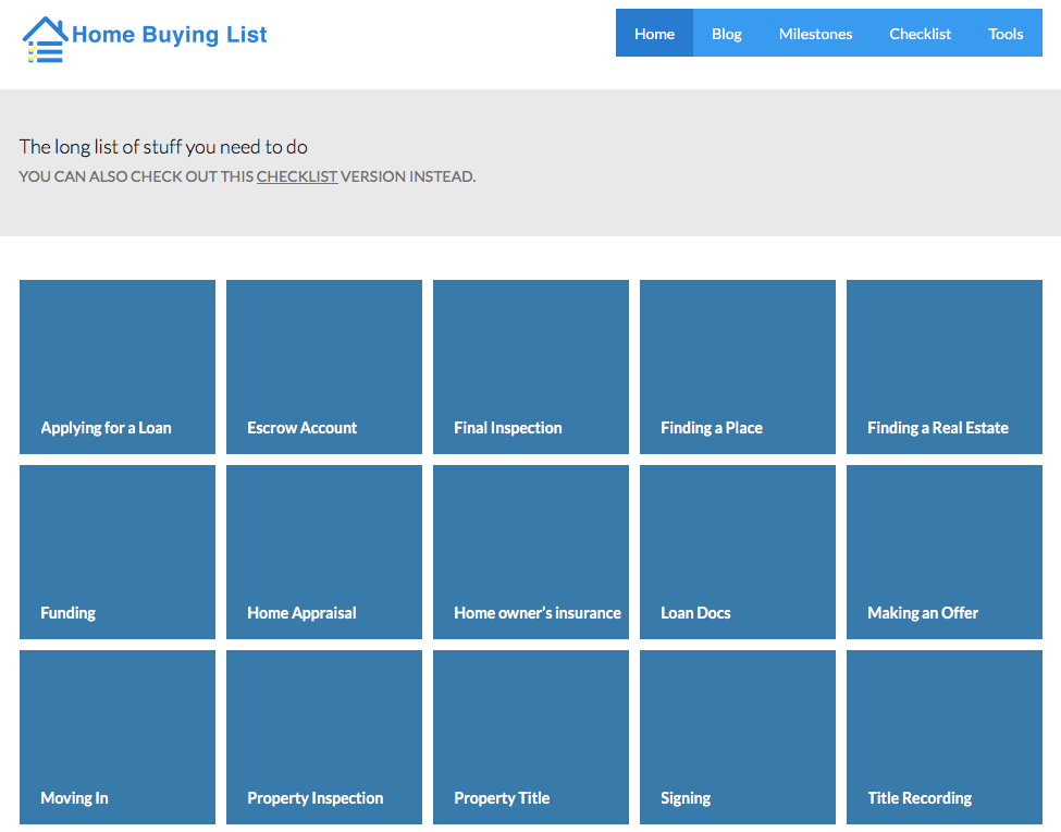 Home Buying List gallery image