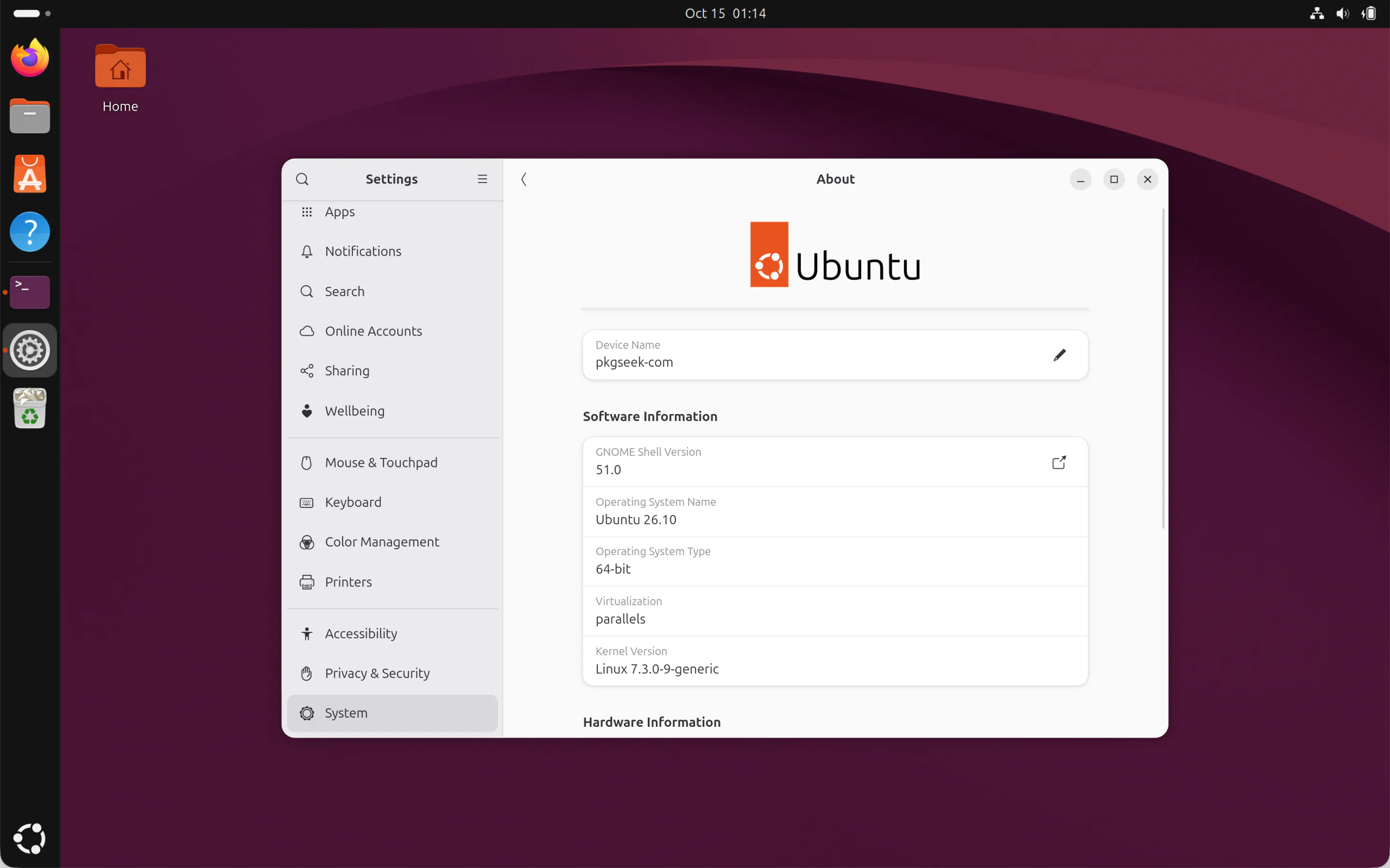Ubuntu 26.10 (Stonking Stingray) gallery image