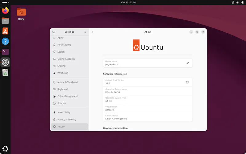 Ubuntu 26.10 (Stonking Stingray) screenshot 3