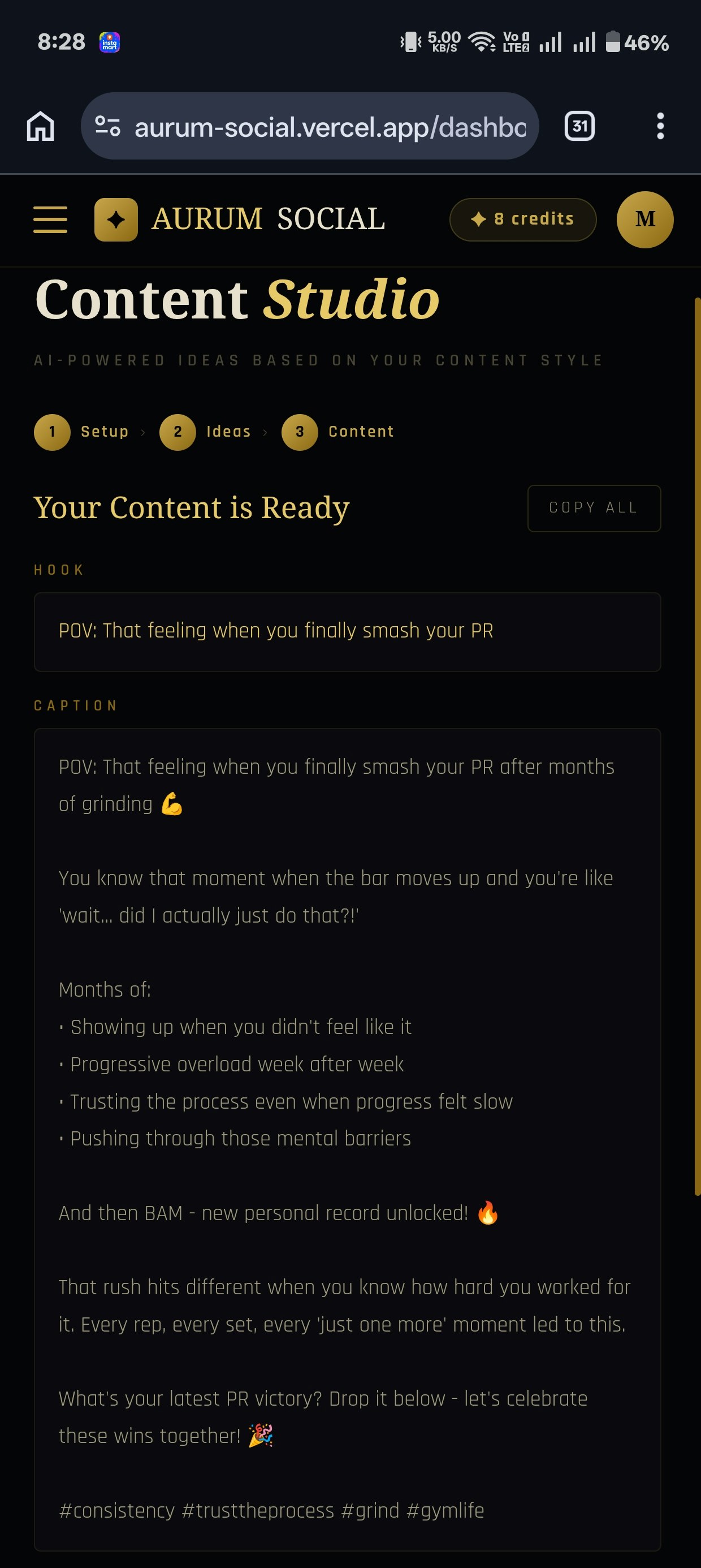 Aurum Social gallery image