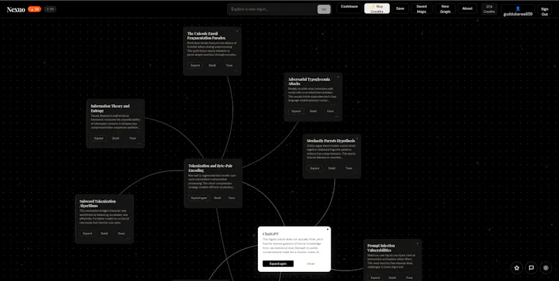 Nexuo — Follow your curiosity anywhere screenshot 4