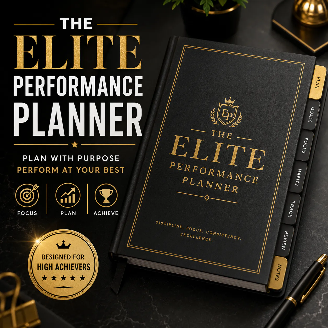 The Elite Performance Planner 제품 배너