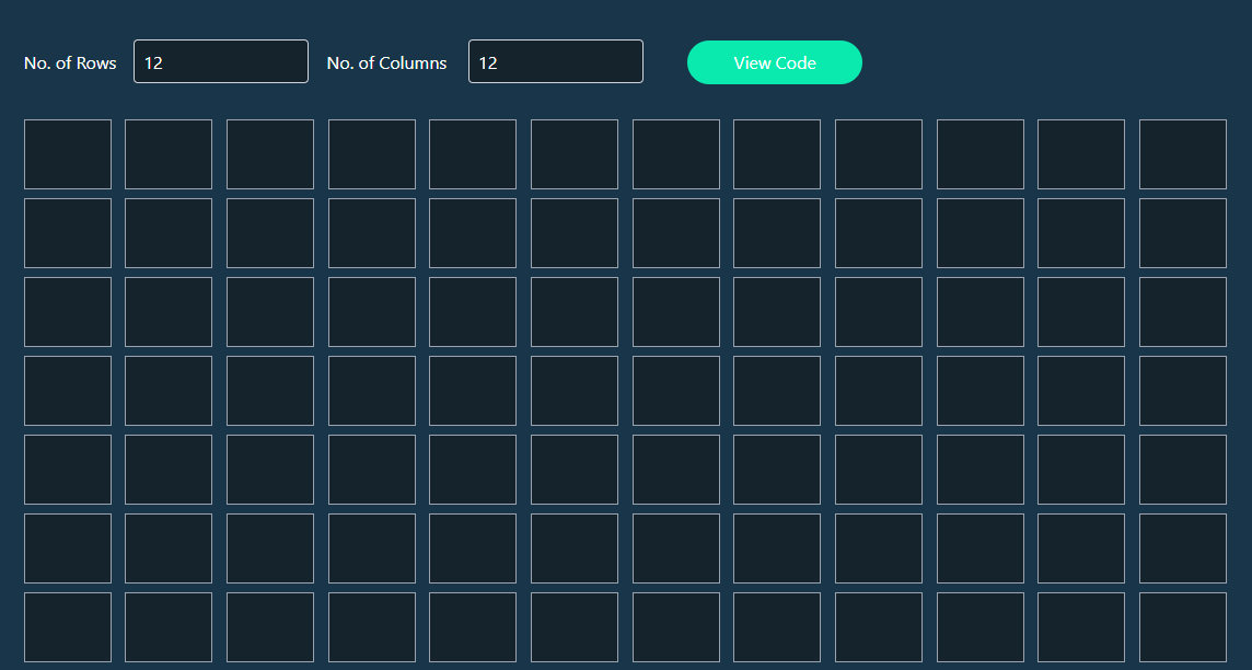 Mídia 2 de Gerador de layout de grade CSS do Tailwind CSS