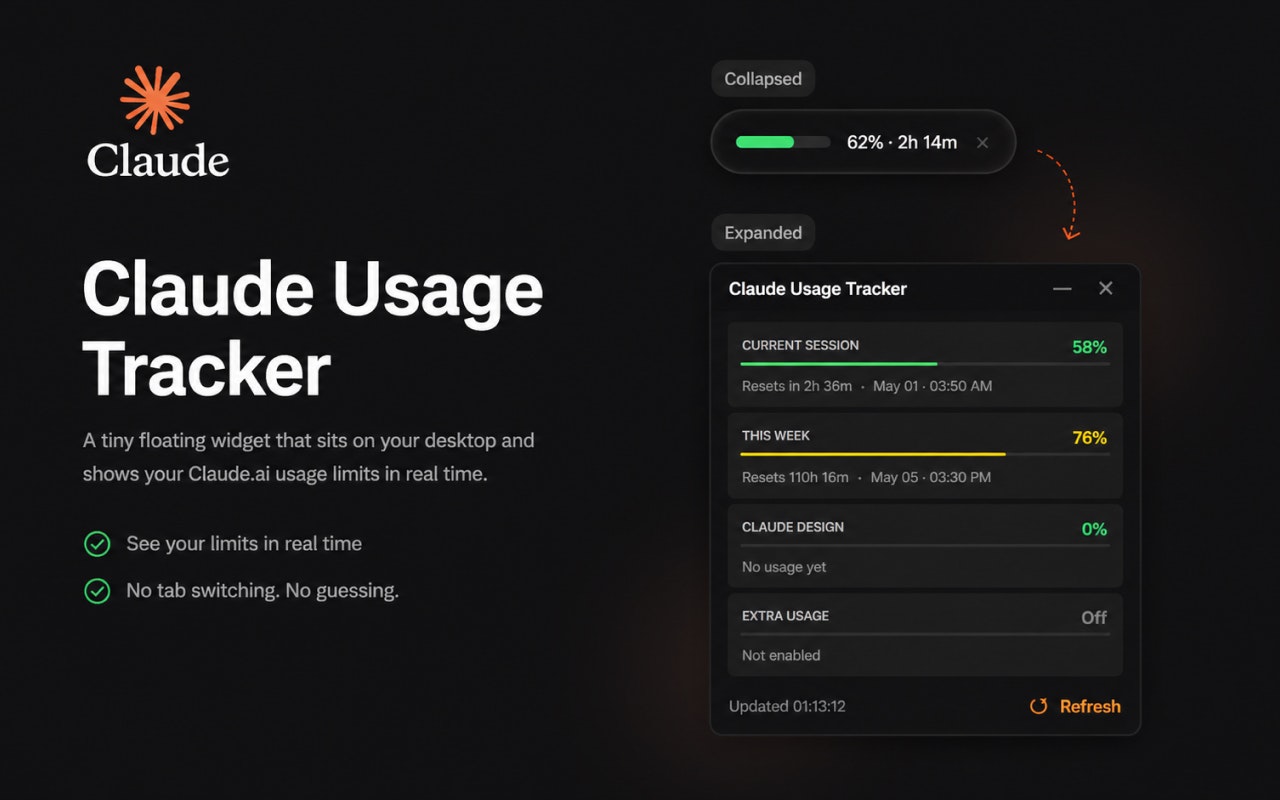 Claude Usage Tracker gallery image