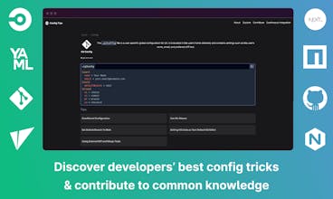 Screenshot di una dashboard per i contributor su Config.tips, che illustra la capacità di creare e inviare articoli.