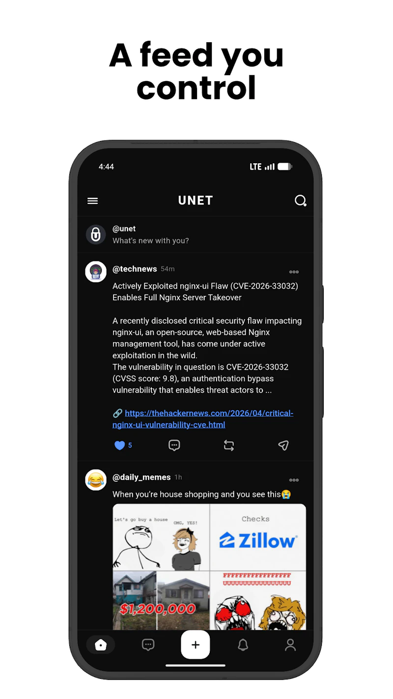 UNET screenshot 2