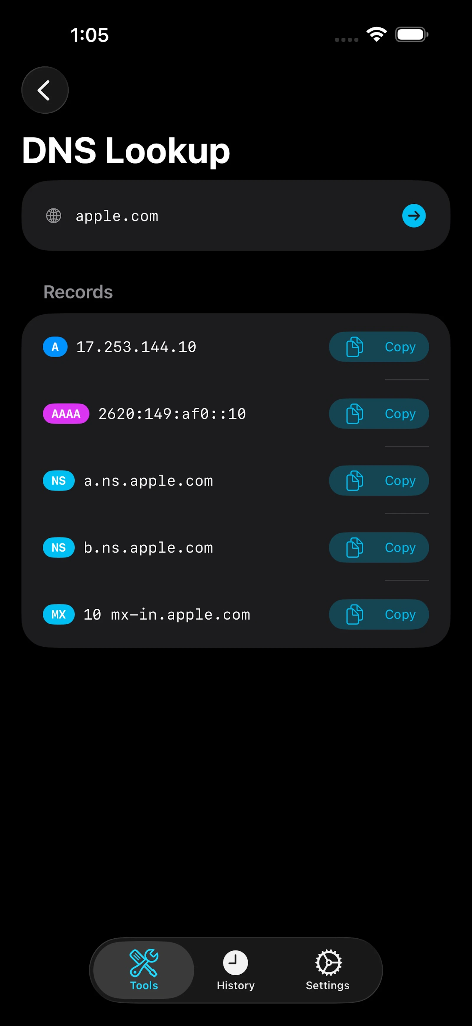 NetProbe screenshot 1
