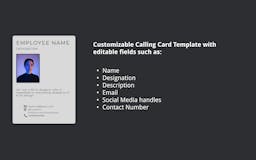 Basic 3D Website Calling Card media 2