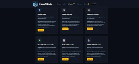 Krishna AI Studio: Free Utility Suite gallery image