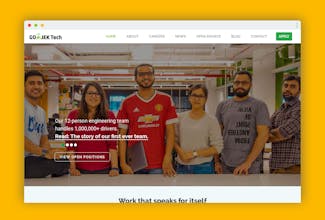 GO-JEK Technologies Website gallery image