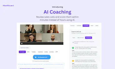 End-to-End AI Coaching by MeetRecord gallery image
